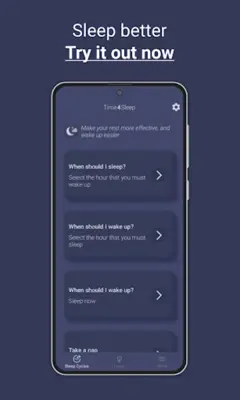 Time4Sleep android App screenshot 0